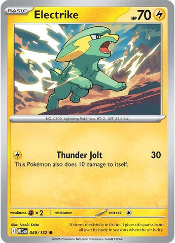Electrike (049/132) [Mega Evolution: Base Set] - The Mythic Store | 24h Order Processing