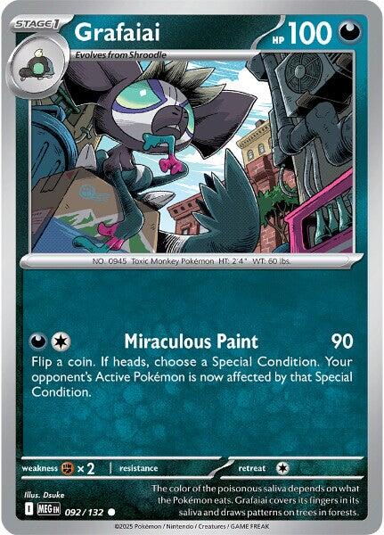 Grafaiai (092/132) [Mega Evolution: Base Set] - The Mythic Store | 24h Order Processing