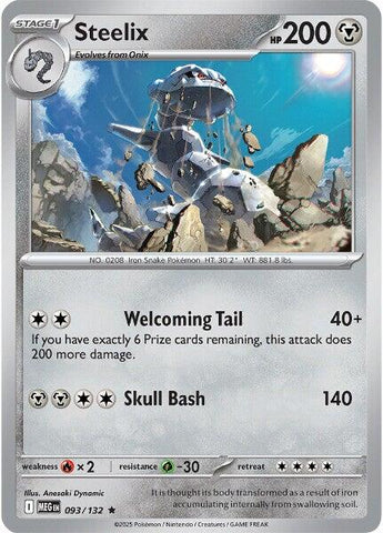 Steelix (093/132) [Mega Evolution: Base Set] - The Mythic Store | 24h Order Processing