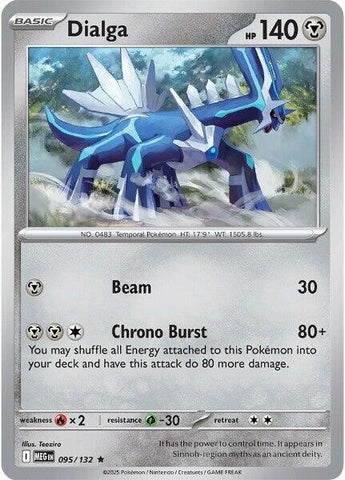 Dialga (095/132) [Mega Evolutions: Base Set] - The Mythic Store | 24h Order Processing