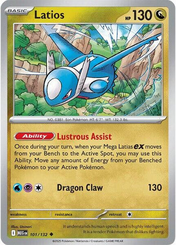 Latios (101/132) [Mega Evolution: Base Set] - The Mythic Store | 24h Order Processing