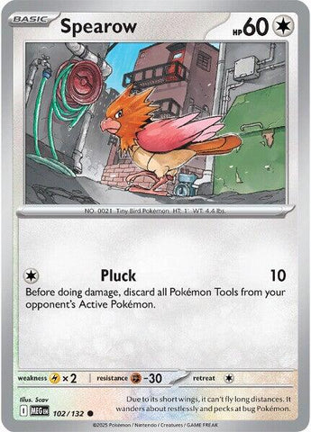 Spearow (102/132) [Mega Evolution: Base Set] - The Mythic Store | 24h Order Processing