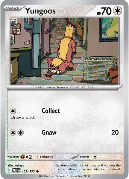 Yungoos (109/132) [Mega Evolution: Base Set] - The Mythic Store | 24h Order Processing