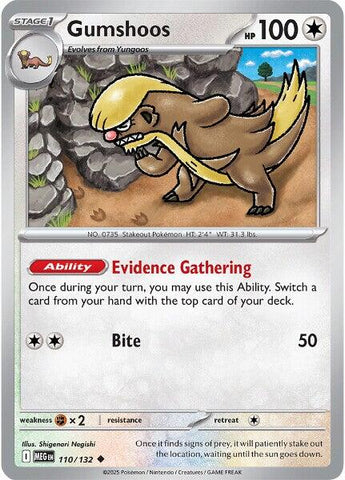 Gumshoos (110/132) [Mega Evolution: Base Set] - The Mythic Store | 24h Order Processing
