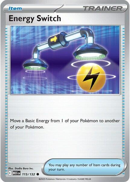 Energy Switch (115/132) [Mega Evolution: Base Set] - The Mythic Store | 24h Order Processing
