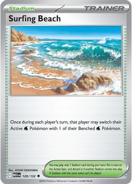 Surfing Beach (129/132) [Mega Evolution: Base Set] - The Mythic Store | 24h Order Processing