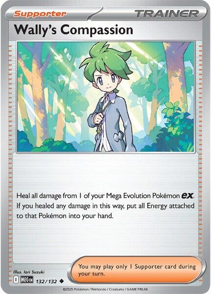 Wally's Compassion (132/132) [Mega Evolution: Base Set] - The Mythic Store | 24h Order Processing