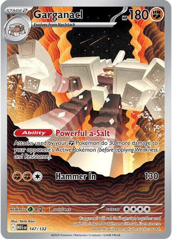 Garganacl (147/132) [Mega Evolution: Base Set] - The Mythic Store | 24h Order Processing