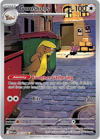 Gumshoos (153/132) [Mega Evolution: Base Set] - The Mythic Store | 24h Order Processing