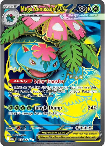 Mega Venusaur ex (155/132) [Mega Evolutions: Base Set] - The Mythic Store | 24h Order Processing