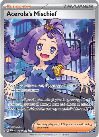 Acerola's Mischief (165/132) [Mega Evolution: Base Set] - The Mythic Store | 24h Order Processing