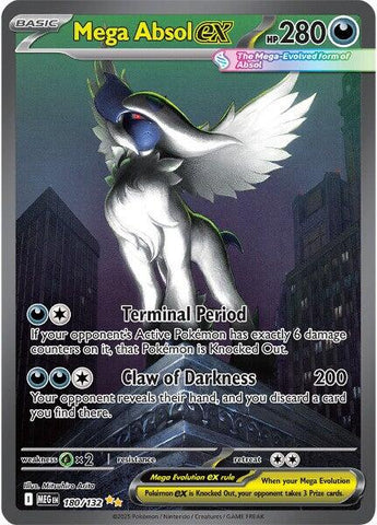 Mega Absol ex (180/132) [Mega Evolution: Base Set] - The Mythic Store | 24h Order Processing