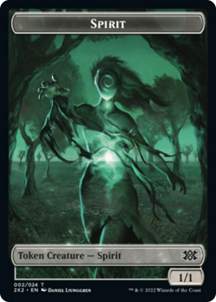 Cat Dragon // Spirit (002) Double-Sided Token [Double Masters 2022 Tokens] - The Mythic Store | 24h Order Processing