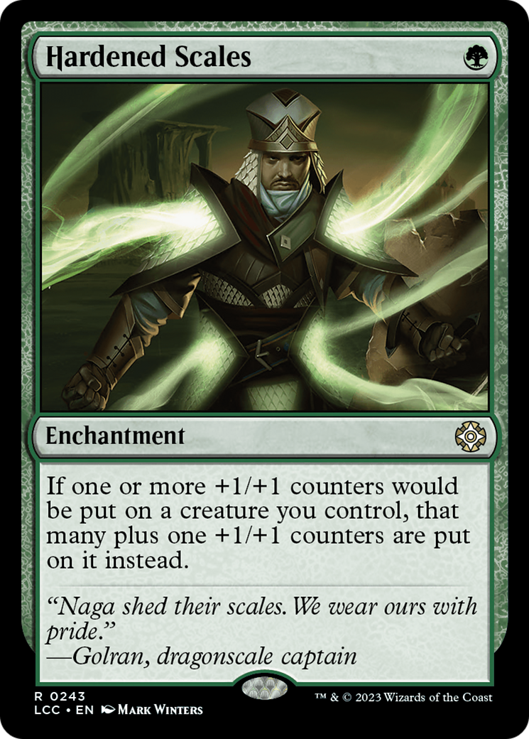 Hardened Scales [The Lost Caverns of Ixalan Commander] - The Mythic Store | 24h Order Processing