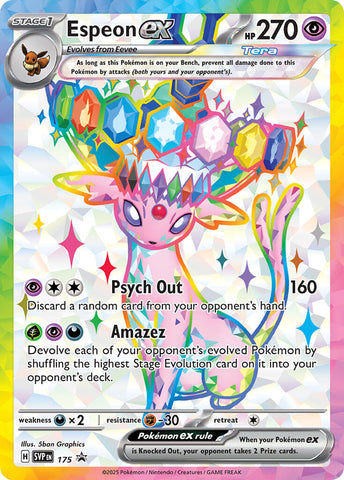 Espeon ex (SVP 175) [Scarlet & Violet: Black Star Promos] - The Mythic Store | 24h Order Processing