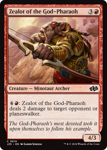 Zealot of the God-Pharaoh [Foundations Jumpstart] - The Mythic Store | 24h Order Processing