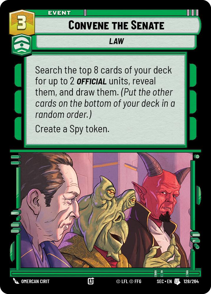 Convene the Senate (128/264) (128/264) [Secrets of Power] - The Mythic Store | 24h Order Processing