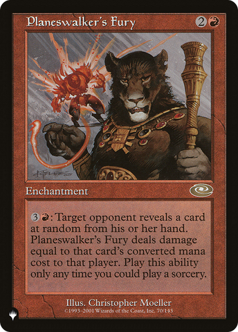Planeswalker's Fury [The List] - The Mythic Store | 24h Order Processing