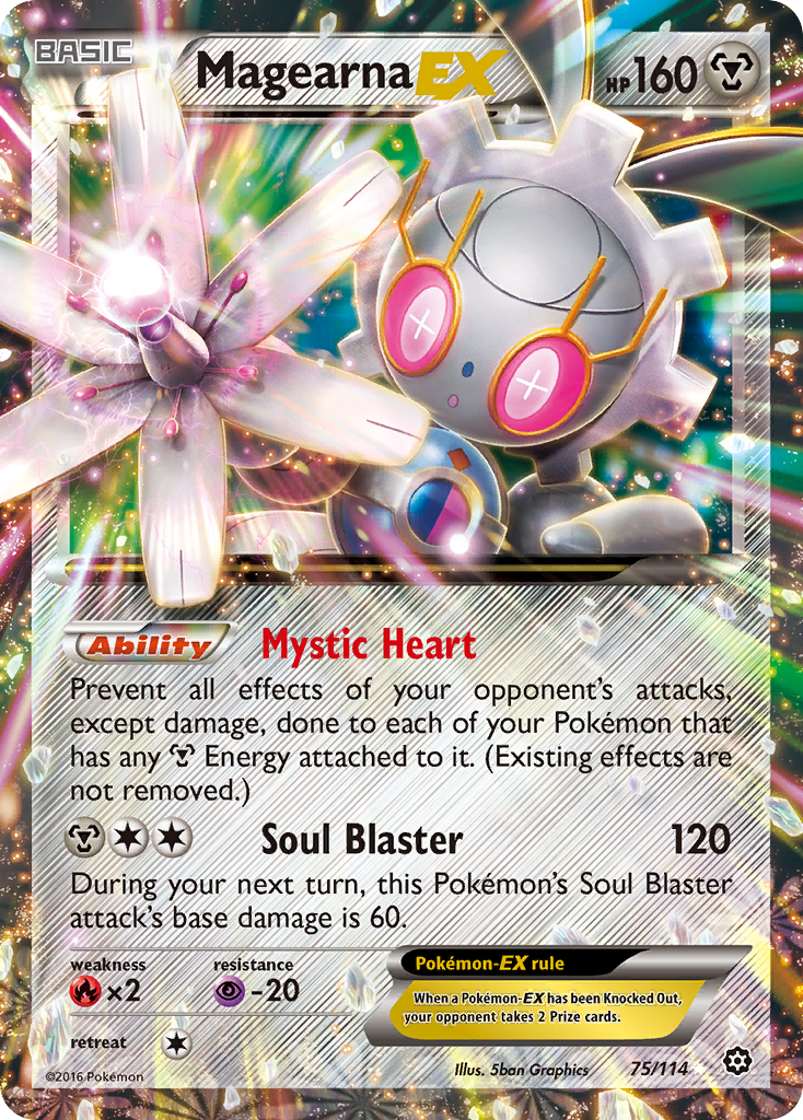 Magearna EX (75/114) [XY: Steam Siege] - The Mythic Store | 24h Order Processing