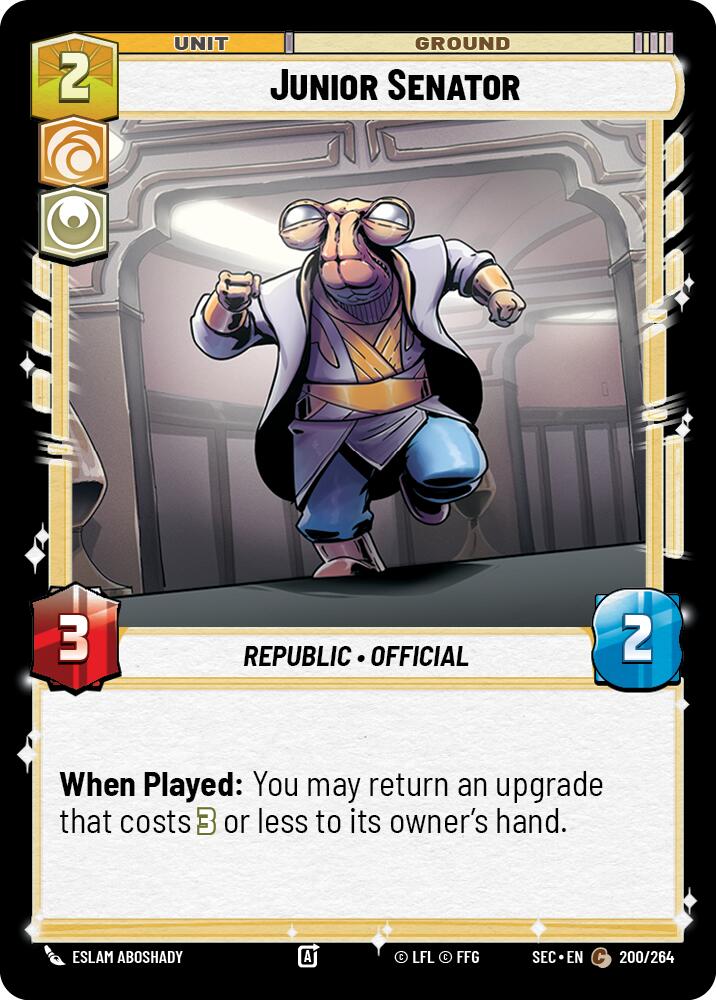 Junior Senator (200/264) (200/264) [Secrets of Power] - The Mythic Store | 24h Order Processing