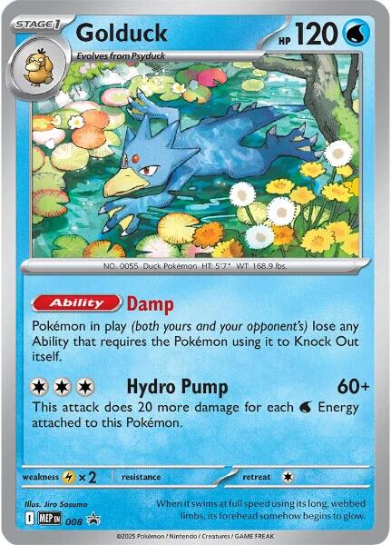 Golduck (008) [Mega Evolution Promo] - The Mythic Store | 24h Order Processing