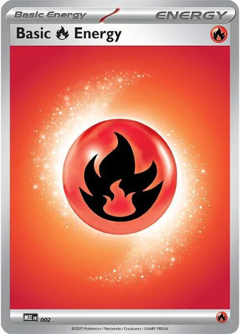 Basic Fire Energy - 002 [Mega Evolution Energies] - The Mythic Store | 24h Order Processing