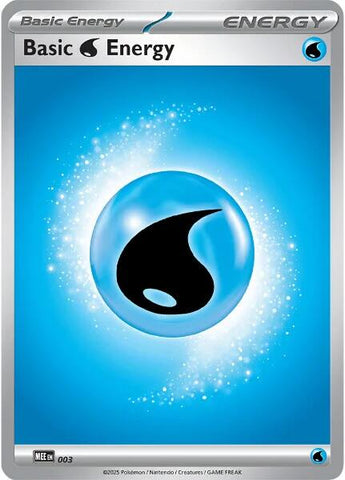 Basic Water Energy - 003 [Mega Evolution Energies] - The Mythic Store | 24h Order Processing