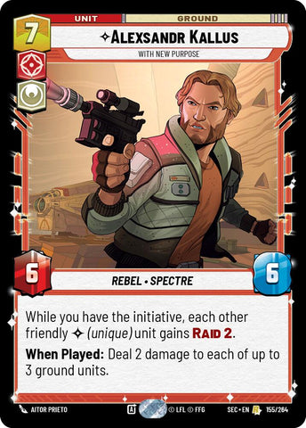 Alexsandr Kallus (155/264) - With New Purpose (155/264) [Secrets of Power] - The Mythic Store | 24h Order Processing