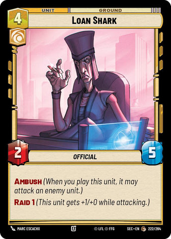 Loan Shark (222/264) (222/264) [Secrets of Power] - The Mythic Store | 24h Order Processing
