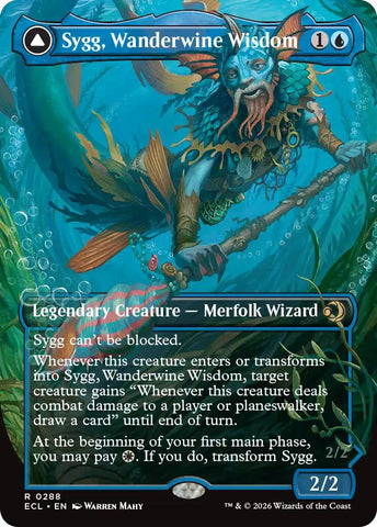 Sygg, Wanderwine Wisdom (Borderless) [Lorwyn Eclipsed] - The Mythic Store | 24h Order Processing