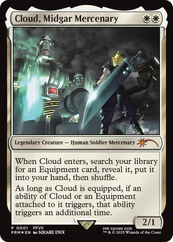 Cloud, Midgar Mercenary (Borderless) [Pro Tour Promos] - The Mythic Store | 24h Order Processing