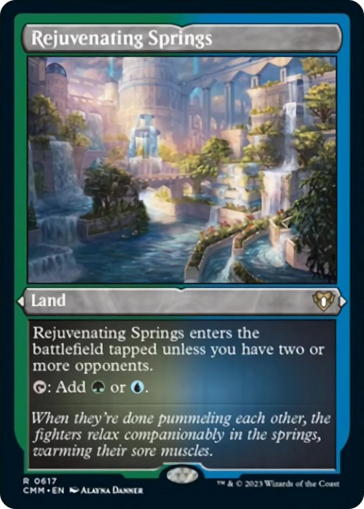 Rejuvenating Springs (Foil Etched) [Commander Masters] - The Mythic Store | 24h Order Processing