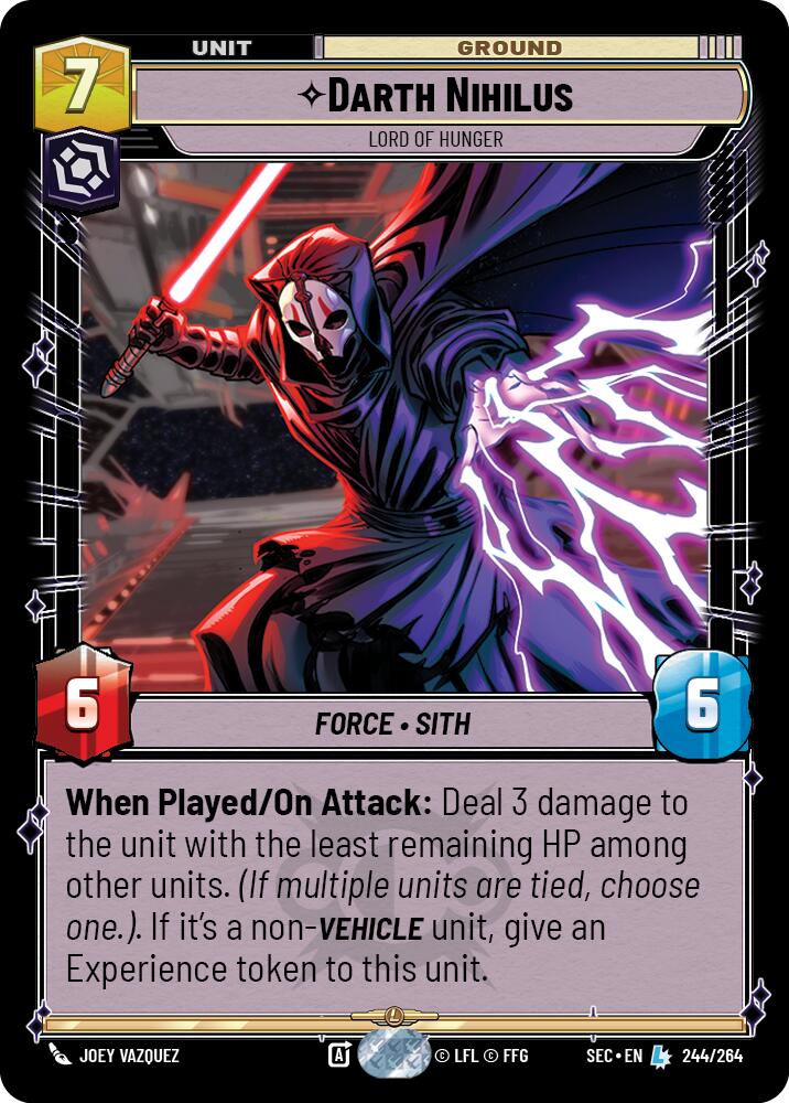 Darth Nihilus (244/264) - Lord of Hunger (244/264) [Secrets of Power] - The Mythic Store | 24h Order Processing