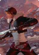 Squall, Gunblade Duelist Scene Art Card [FINAL FANTASY Art Series] - The Mythic Store | 24h Order Processing