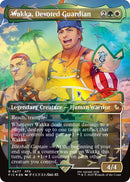 Wakka, Devoted Guardian (Borderless) (Chocobo Track Foil) [FINAL FANTASY Commander] - The Mythic Store | 24h Order Processing
