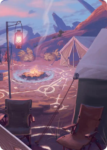 Chocobo Camp Scene Art Card [FINAL FANTASY Art Series] - The Mythic Store | 24h Order Processing