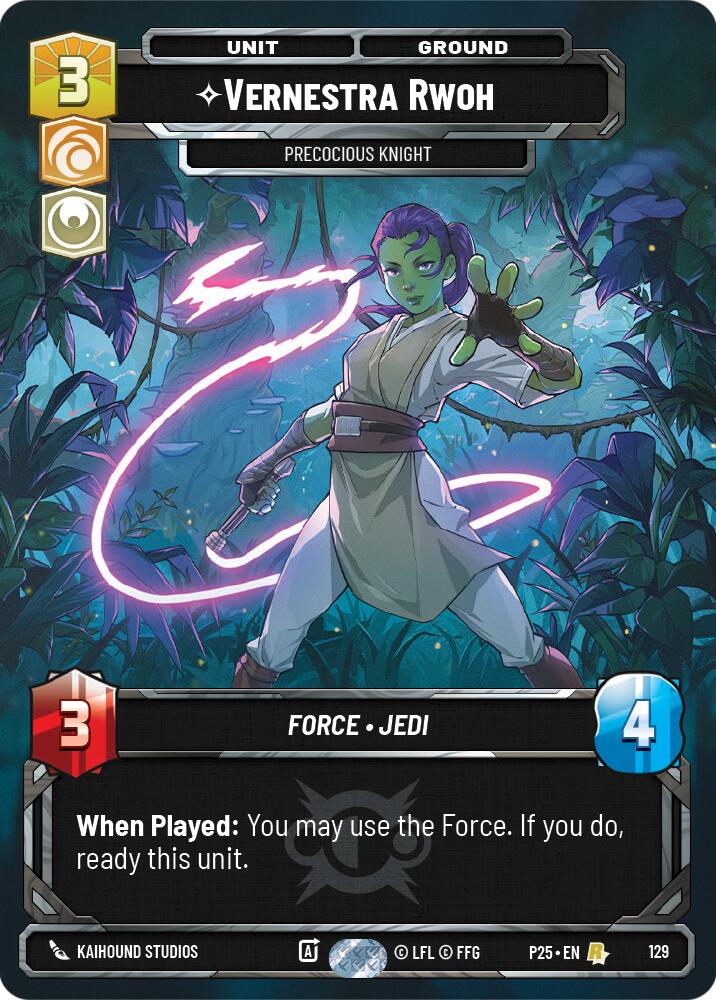 Vernestra Rwoh - Precocious Knight (129) (129) [Sector and Regional Promos: Season 1] - The Mythic Store | 24h Order Processing