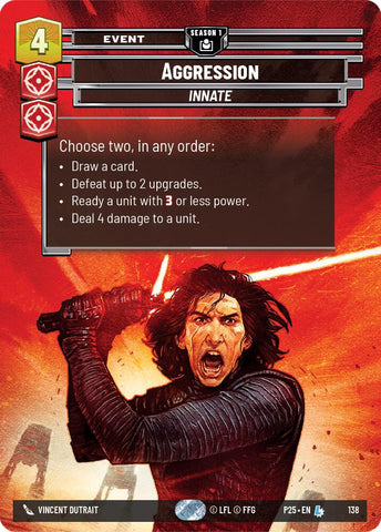 Aggression (138) (138) [Sector and Regional Promos: Season 1] - The Mythic Store | 24h Order Processing