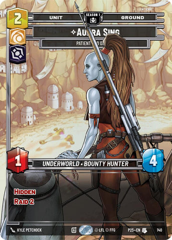 Aurra Sing - Patient and Deadly (140) (140) [Sector and Regional Promos: Season 1] - The Mythic Store | 24h Order Processing