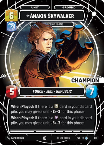 Anakin Skywalker - Champion of Mortis (Champion) (147) (147) [Sector and Regional Promos: Season 1] - The Mythic Store | 24h Order Processing