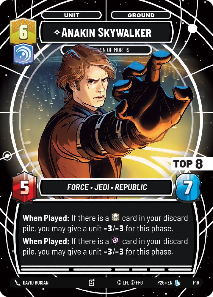 Anakin Skywalker - Champion of Mortis (Top 8) (150) (150) [Sector and Regional Promos: Season 1] - The Mythic Store | 24h Order Processing