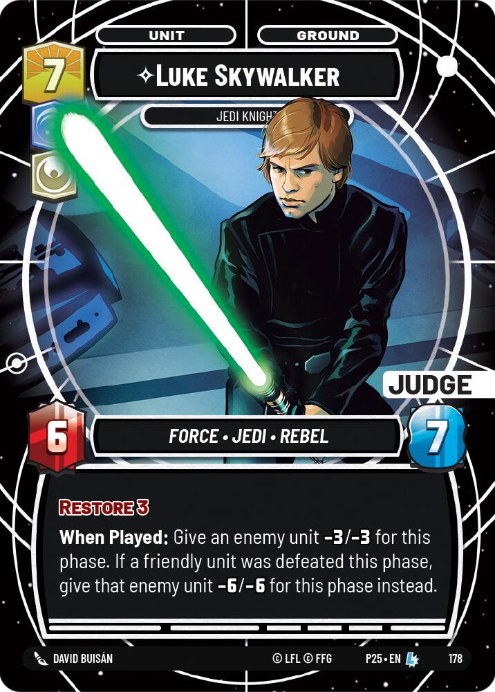 Luke Skywalker - Jedi Knight (174) (174) [Judge Promos] - The Mythic Store | 24h Order Processing