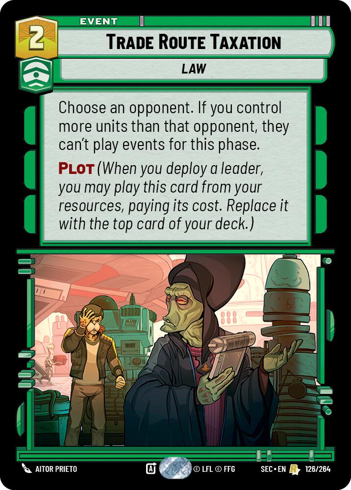 Trade Route Taxation (126/264) (126/264) [Secrets of Power] - The Mythic Store | 24h Order Processing