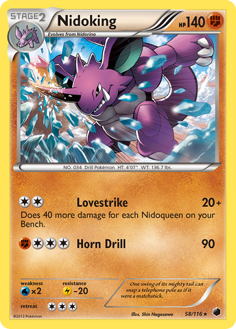 Nidoking (58/116) [Black & White: Plasma Freeze] - The Mythic Store | 24h Order Processing