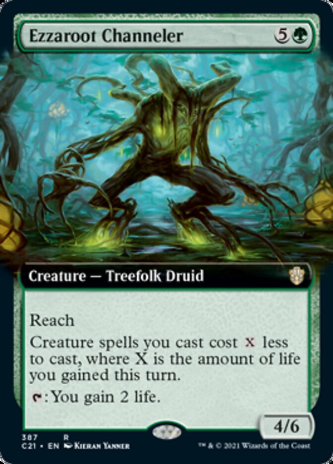 Ezzaroot Channeler (Extended Art) [Commander 2021] - The Mythic Store | 24h Order Processing