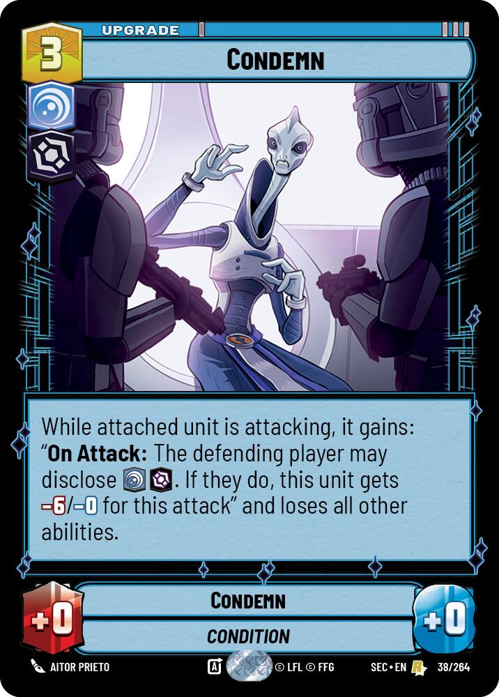 Condemn (38/264) (38/264) [Secrets of Power] - The Mythic Store | 24h Order Processing