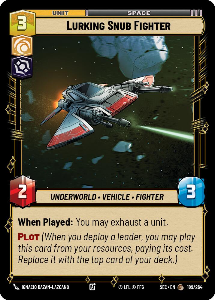 Lurking Snub Fighter (189/264) (189/264) [Secrets of Power] - The Mythic Store | 24h Order Processing