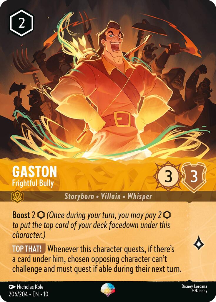 Gaston - Frightful Bully (Epic) (206/204) [Whispers in the Well] - The Mythic Store | 24h Order Processing