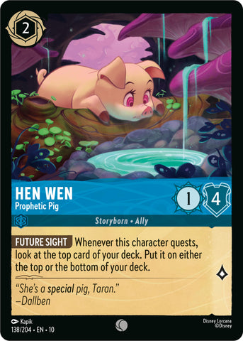 Hen Wen - Prophetic Pig (138/204) [Whispers in the Well] - The Mythic Store | 24h Order Processing
