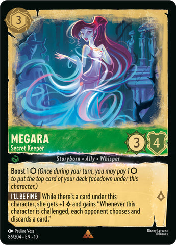Megara - Secret Keeper (86/204) [Whispers in the Well] - The Mythic Store | 24h Order Processing